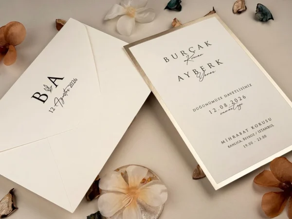 Invitatie de nunta clasica 13313 - imagine 3