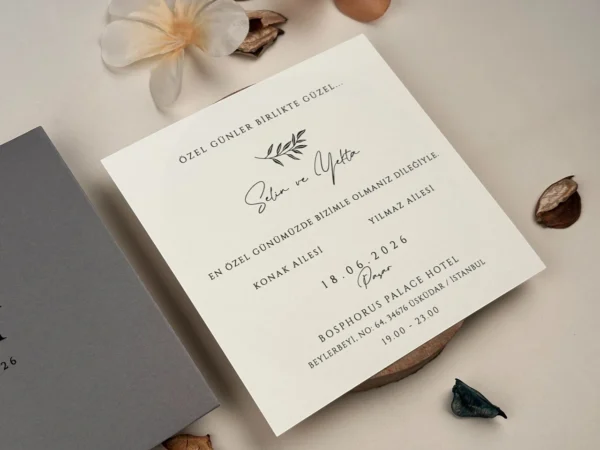 Invitatie de nunta eleganta 13317 - imagine 2