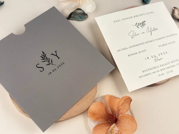 Invitatie de nunta eleganta 13317 - imagine 3