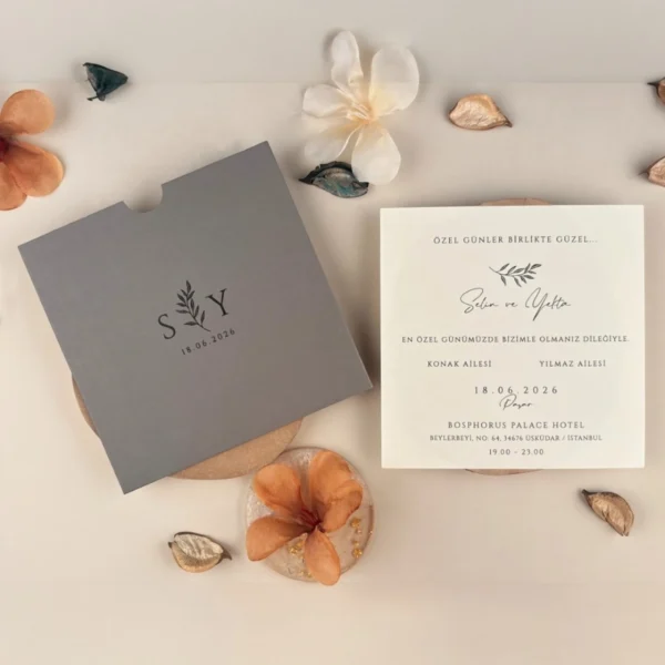 Invitatie de nunta eleganta 13317