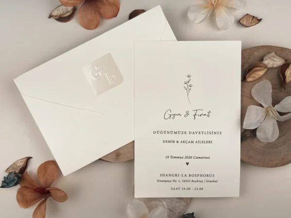 Invitatie de nunta eleganta 13319 - imagine 2