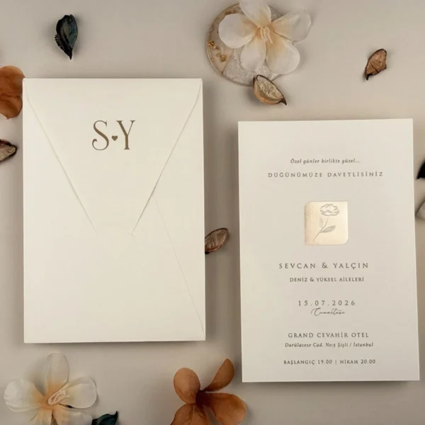 Invitatie de nunta eleganta 13321