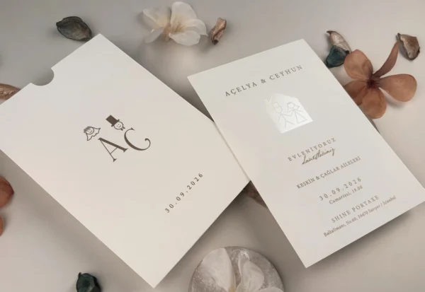Invitatie de nunta eleganta 13327 - imagine 4