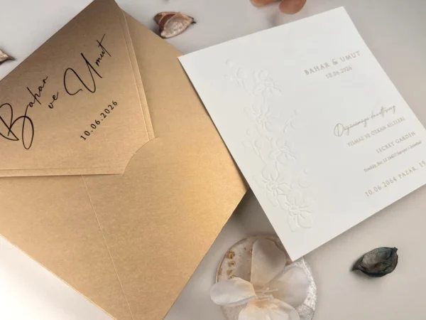 Invitatie de nunta eleganta 13330 - imagine 3