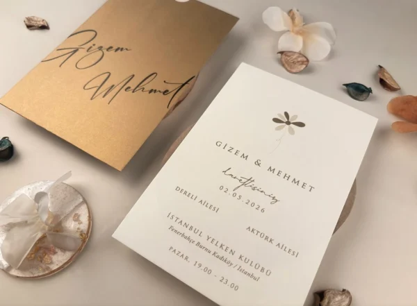 Invitatie de nunta eleganta 13331 - imagine 3