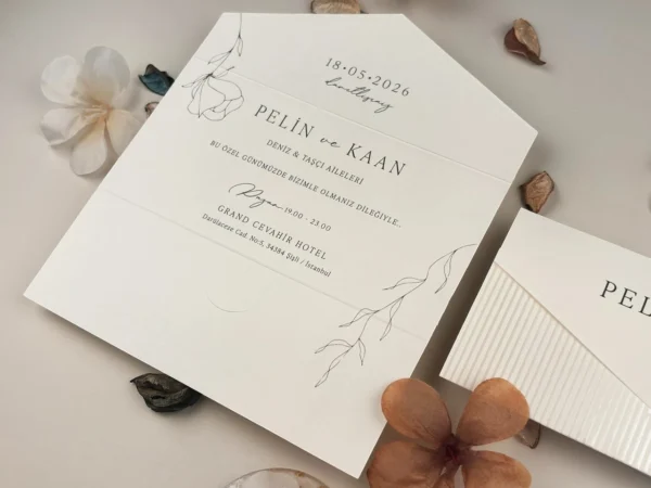 Invitatie de nunta eleganta 13334 - imagine 2