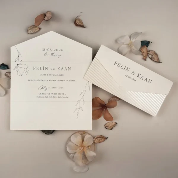 Invitatie de nunta eleganta 13334