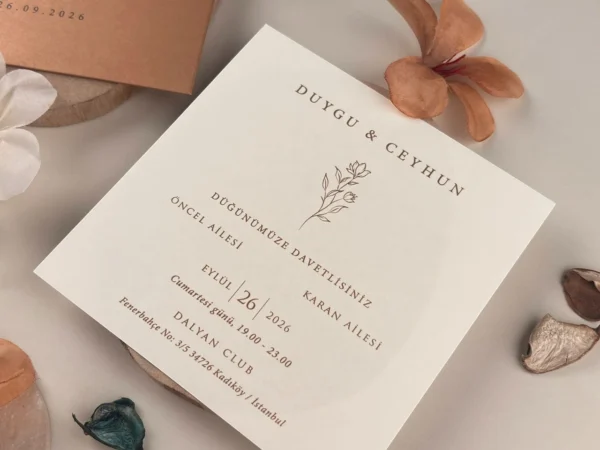 Invitatie de nunta moderna 13323 - imagine 3