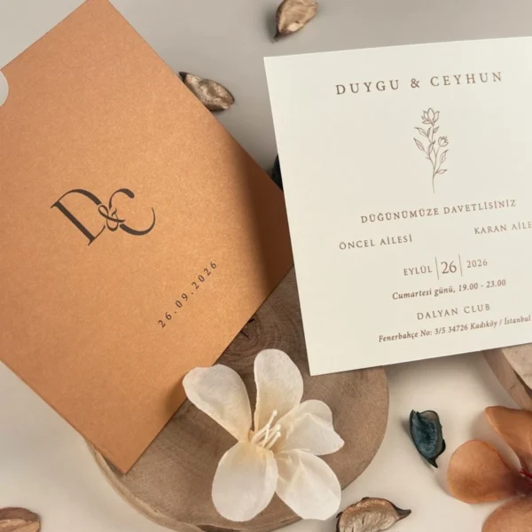 Invitatie de nunta moderna 13323