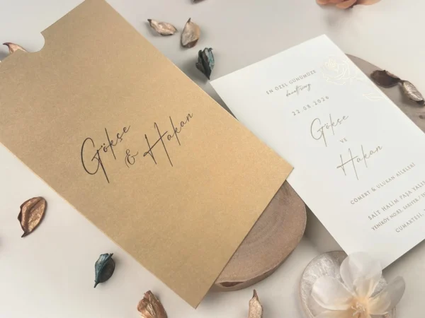 Invitatie de nunta moderna 13325 - imagine 2