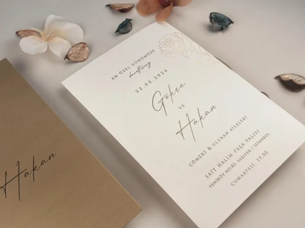 Invitatie de nunta moderna 13325 - imagine 3