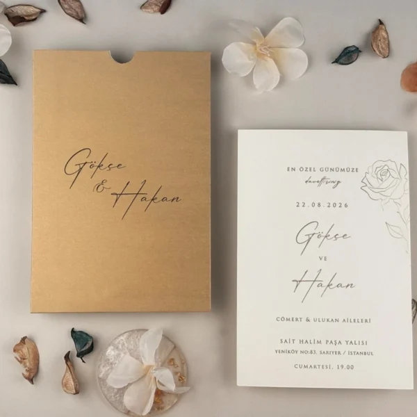 Invitatie de nunta moderna 13325