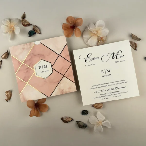 Invitatie de nunta moderna 85860