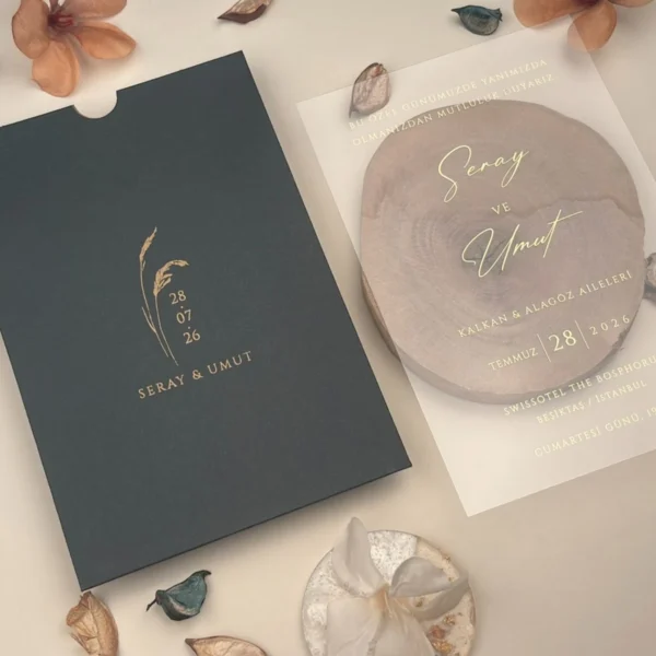 Invitatie de nunta plexiglas 85832