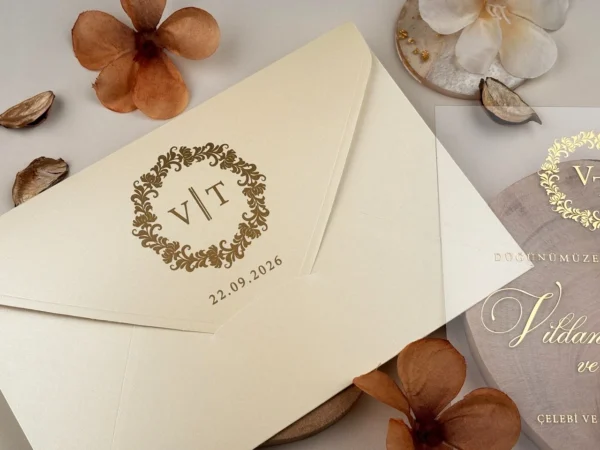 Invitatie de nunta plexiglas 85845 - imagine 2