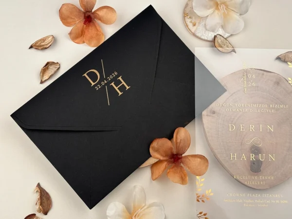 Invitatie de nunta plexiglas 96938 - imagine 4