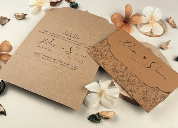 Invitatie de nunta rustica 85852 - imagine 3