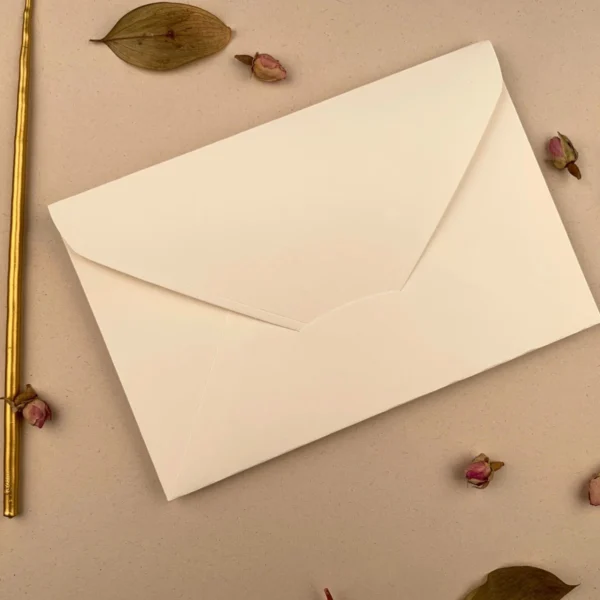 Plic premium crem deschis mat, 200 grame, 140*210 mm