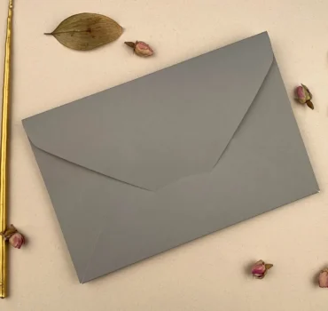 Plic premium gri mat, 210 grame, 140*210 mm