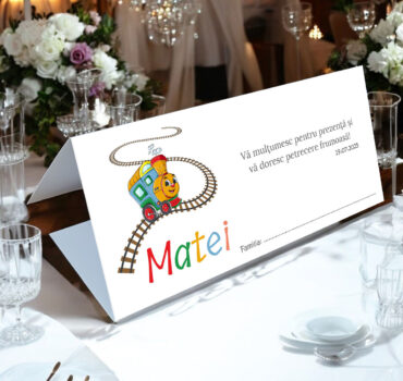 Plic de bani botez cu trenulet 05