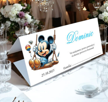 Plic de bani botez cu Mickey Mouse 08
