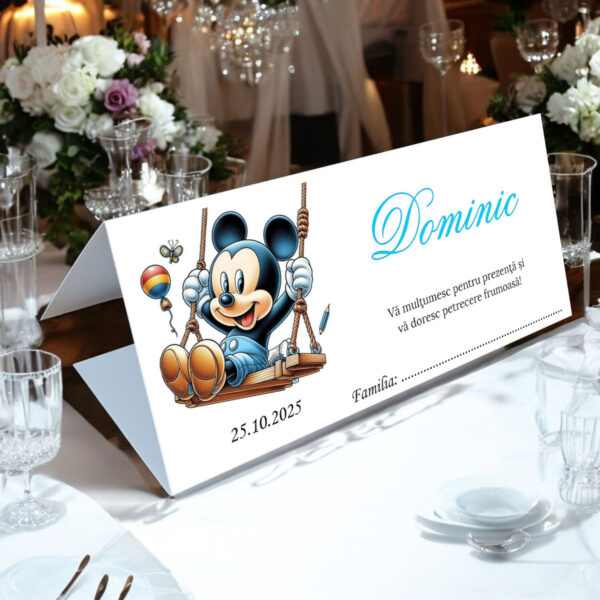 Plic de bani botez cu Mickey Mouse 08