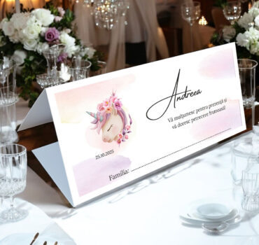 Plic de bani botez cu unicorn 11