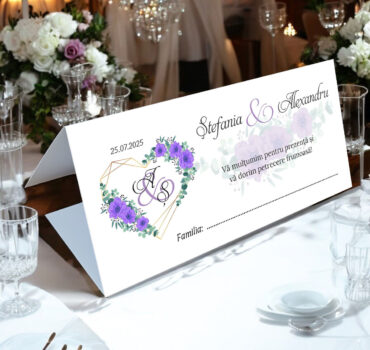 Plic de bani floral cu inima 03