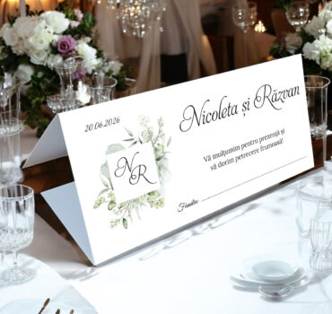 Plic de bani floral pe verde 12