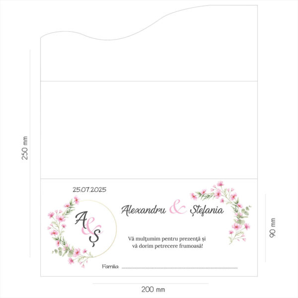 Plic de bani floral 22 - imagine 2