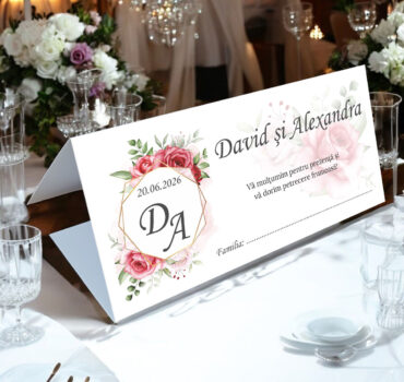 Plic de bani floral cu trandafiri rosii 27