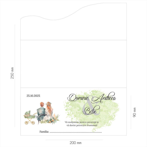 Plic de bani nunta si botez 54 - imagine 2