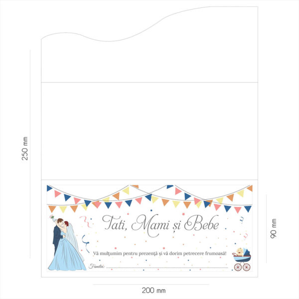 Plic de bani nunta si botez 64 - imagine 2