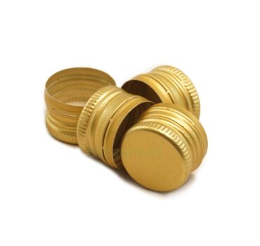 Capac aluminiu prefiletat D22*15 Auriu