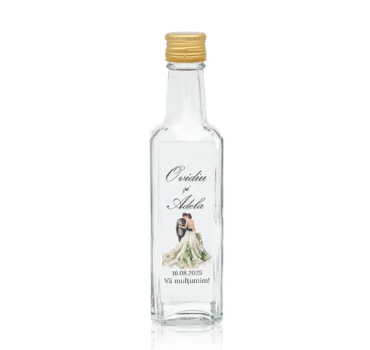 Sticla marturie nunta 100 ml Dome