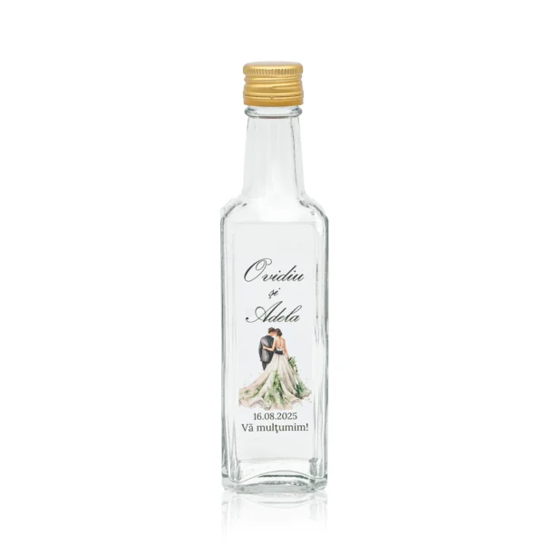 Sticla marturie nunta 100 ml Dome