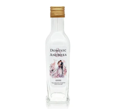 Sticla marturie nunta 250 ml Romanica