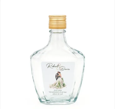 Sticla marturie nunta 200 ml Galatea PREMIUM