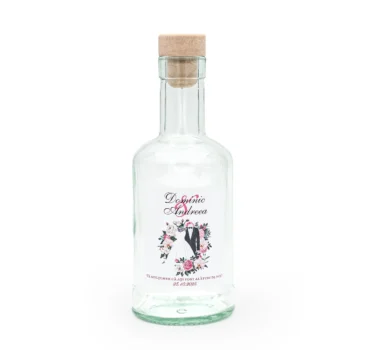 Sticla marturie nunta 250 ml Boutique PREMIUM