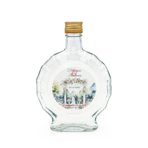 Sticla marturie nunta 250 ml Oriana PREMIUM