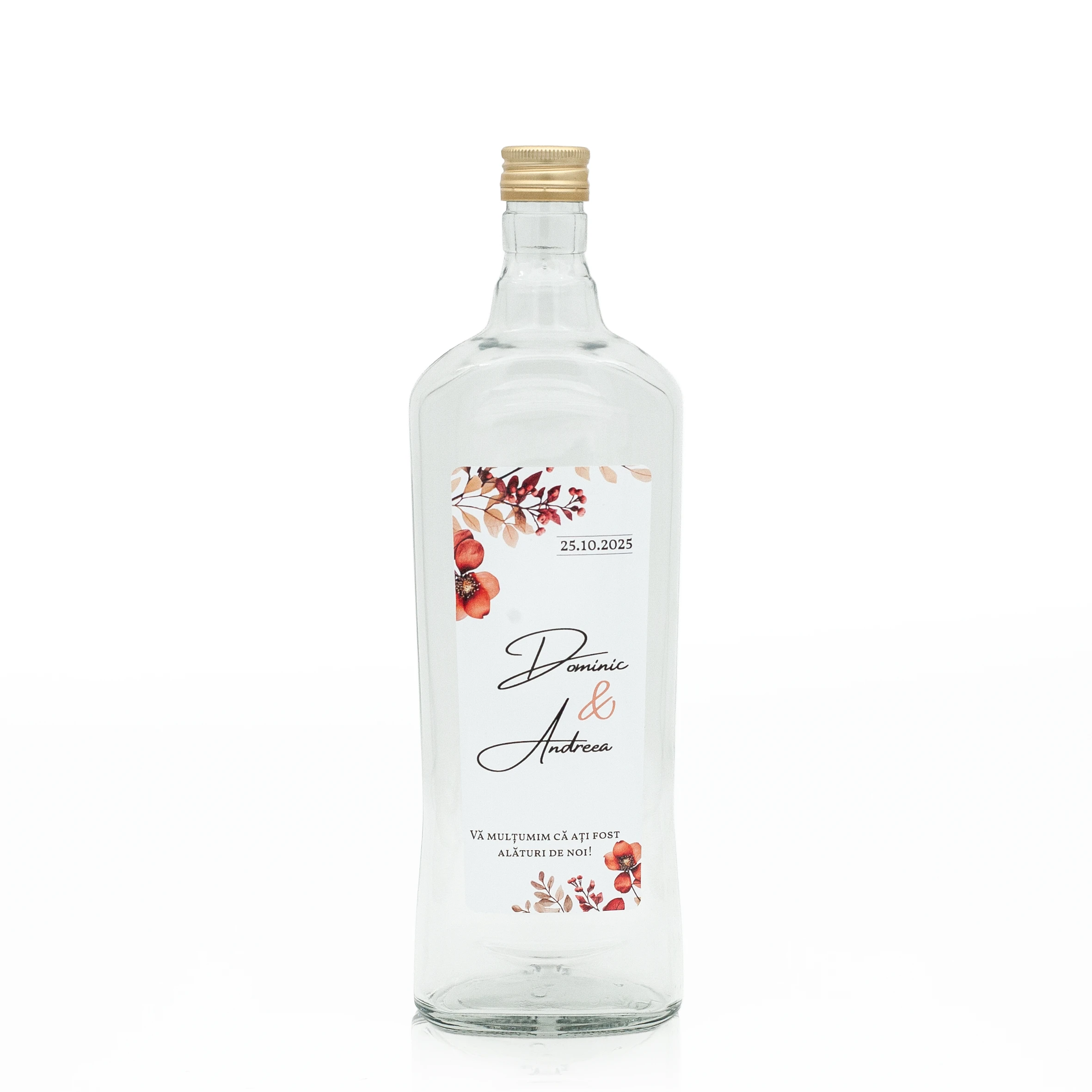 Sticla marturie nunta 700 ml Luna