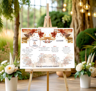 Lista de invitati de toamna model 15