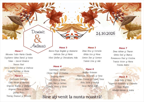 Lista de invitati de toamna model 15 - imagine 2
