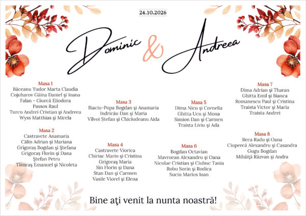 Lista de invitati de toamna model 16 - imagine 2