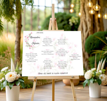 Lista de invitati florala primavara model 22