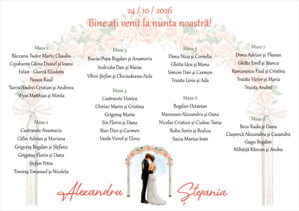 Lista de invitati cu miri model 34 - imagine 2