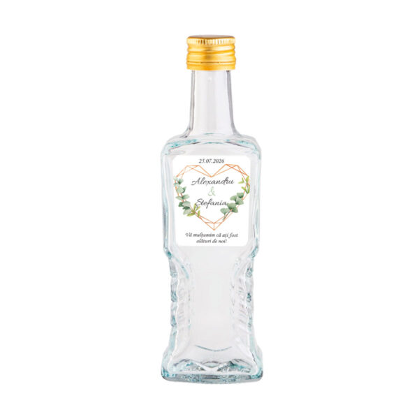 Sticla marturie nunta 100 ml Traditional