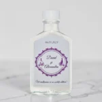 Sticla marturie nunta 200 ml Dreptunghi PLASTIC - imagine 2