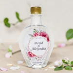 Sticla marturie nunta 330 ml Inima PLASTIC - imagine 2
