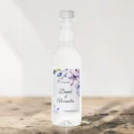 Sticla marturie nunta 500 ml Cilindru PLASTIC - imagine 2